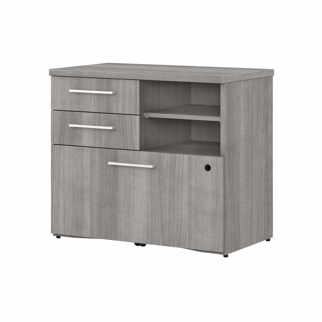 30W Lateral File Cabinet with Shelves