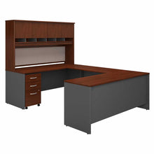Load image into Gallery viewer, 72W U Shaped Desk with Hutch and Storage
