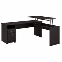 Load image into Gallery viewer, 72W 3 Position Sit to Stand L Shaped Desk
